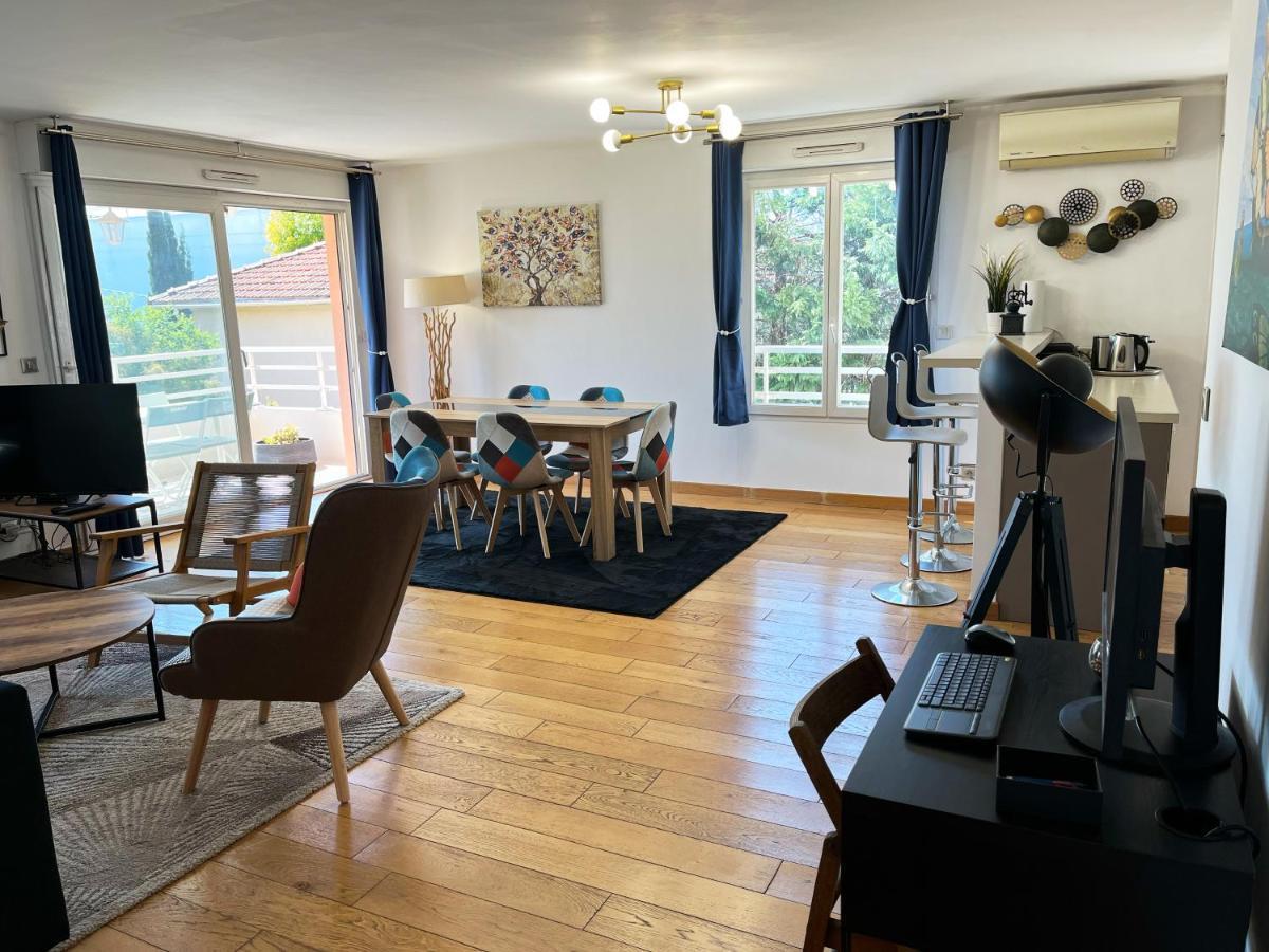 Appartement 84M² Avec 2 Parkings Privatifs Villeneuve-Loubet Eksteriør billede